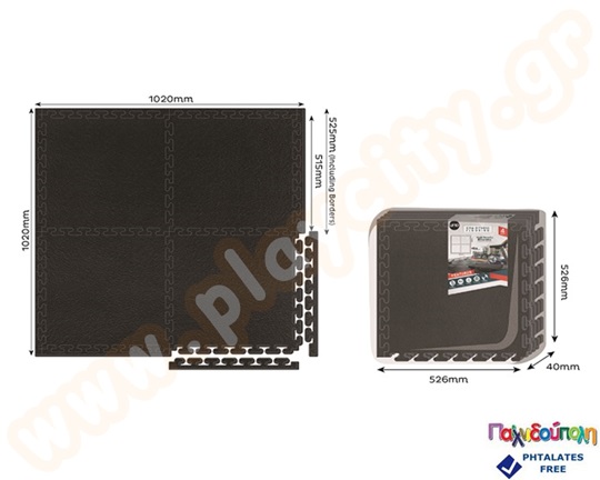 Δάπεδο ασφαλείας EVA βαριάς χρήσης εσωτερικού χώρου - Tatami