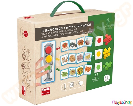 Εκπαιδευτικό Παιχνίδι Φωτεινός σηματοδότης υγιεινής διατροφής