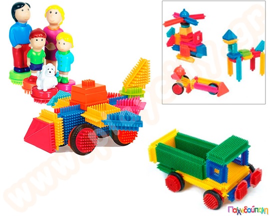 Κατασκευές bristle σετ 85 τεμαχίων