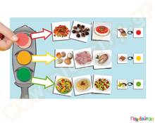 Εκπαιδευτικό Παιχνίδι Φωτεινός σηματοδότης υγιεινής διατροφής  Εκπαιδευτικά Παιχνίδια Υγιεινής Διατροφής
