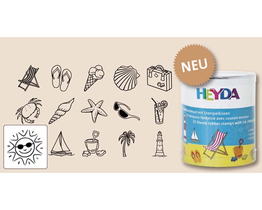 Σφραγίδες διακοπές σετ 15 τεμαχίων