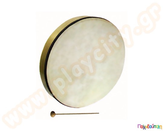 Ταμπουρίνο με μπαγκέτα