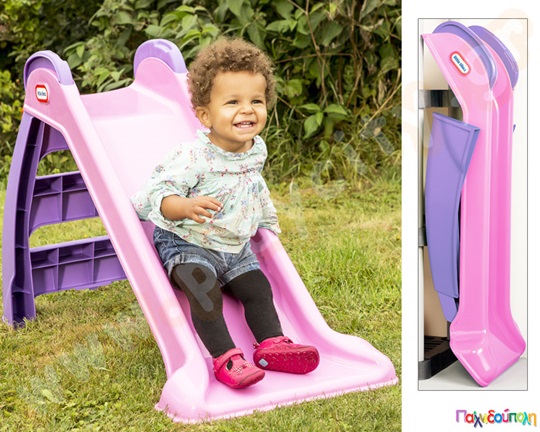 Πλαστική τσουλήθρα Μικρή, εύκολης αποθήκευσης Princess Little Tikes