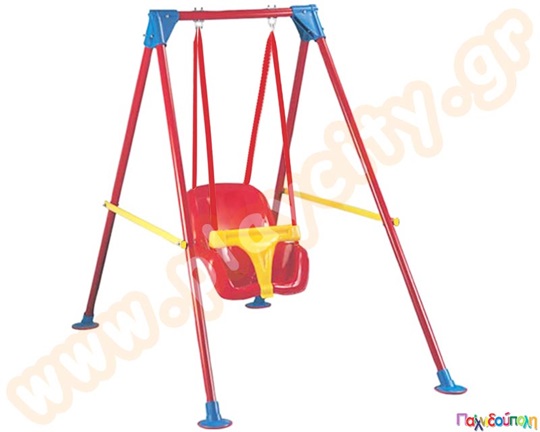 Πλαστική Κούνια με Μεταλλική βάση για μωρά