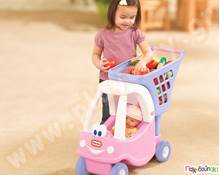 Καρότσι Super Market Cozy Princess Little Tikes  Εξοπλισμός Παιδικού Σπιτιού