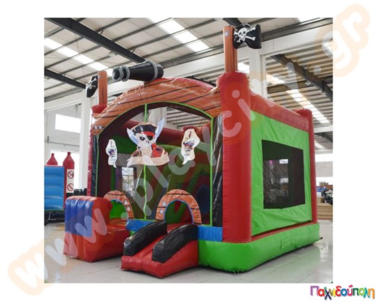 Φουσκωτό Παιχνίδι Πειρατικό Κάστρο (με 1 blower)