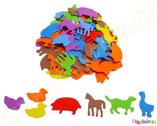 Αφρώδη σχήματα ζώων