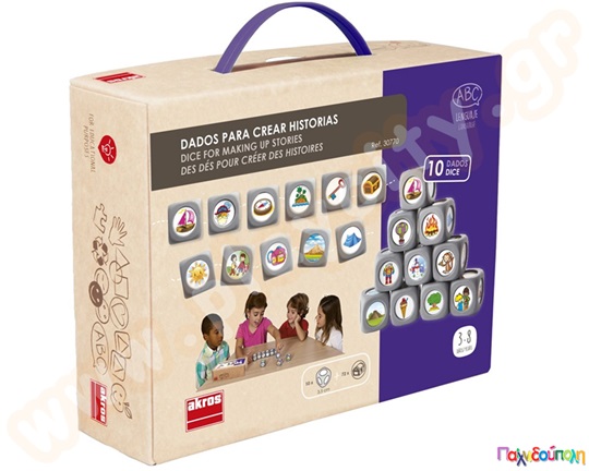 Εκπαιδευτικό Παιχνίδι Φτιάξε παραμύθια με ζάρια