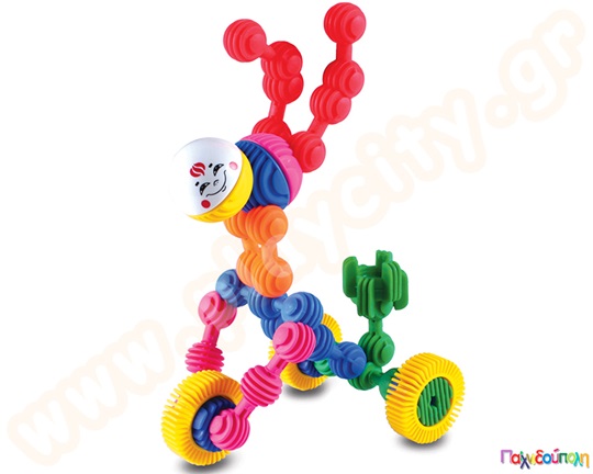 Κατασκευές με σφηνοτουβλάκια Interstar Ζωάκια σετ 150 τεμαχίων