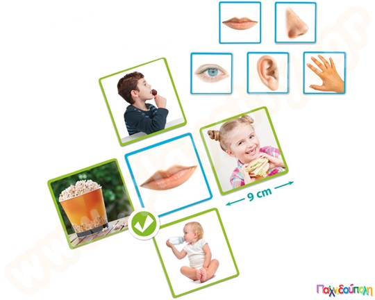 Εκπαιδευτικό Παιχνίδι 50 φωτογραφίες με τις 5 αισθήσεις