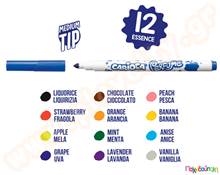 Μαρκαδόροι παιδικοί αρωματικοί CARIOCA 12 τεμαχίων  Μαρκαδόροι