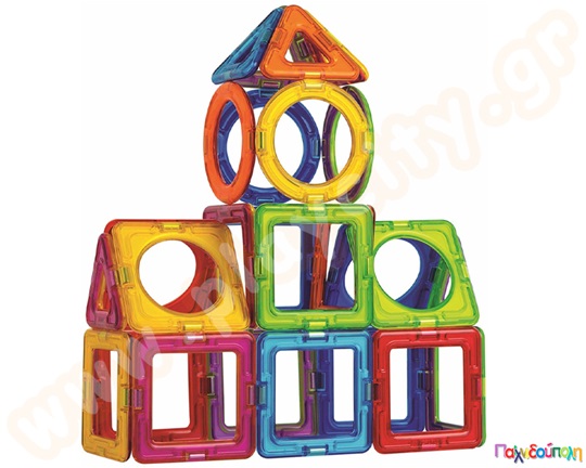 Μαγνητικά τουβλάκια κατασκευών MagFormers Basic Plus  (Inner Circle)  30 τεμαχίων