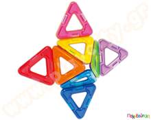 Μαγνητικά τουβλάκια κατασκευών MagFormers Τρίγωνα 8 τεμαχίων  Μαγνητικά Παιχνίδια Κατασκευών