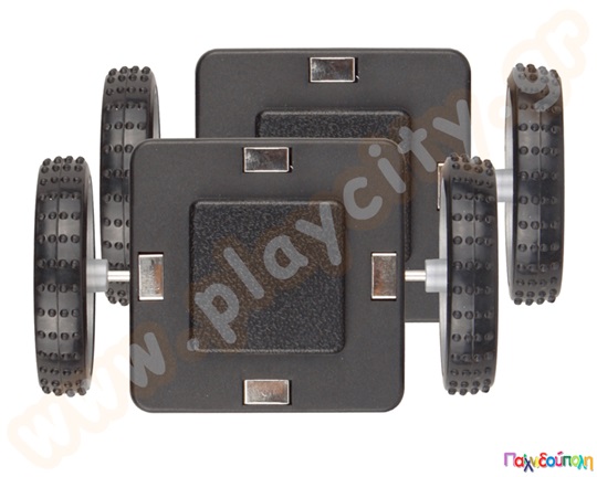 Μαγνητικά τουβλάκια κατασκευών Magformers ρόδες σετ 2 τεμαχίων