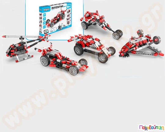 Παιχνίδι Κατασκευών Αγωνιστικό αυτοκίνητο με μοτέρ (και 10 ακόμα μοντέλα)