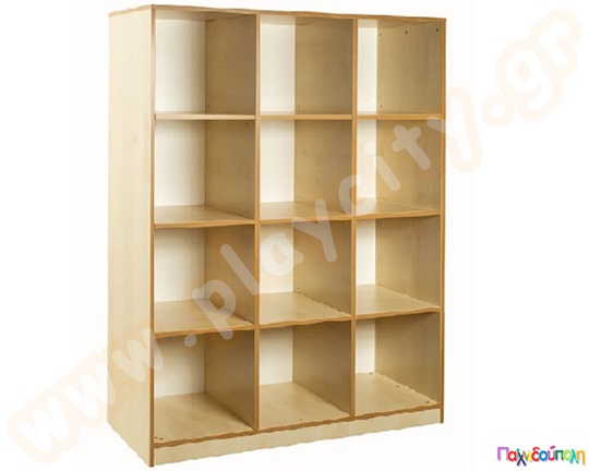 Ραφιέρα 12 θέσεων φυσικό χρώμα L-B