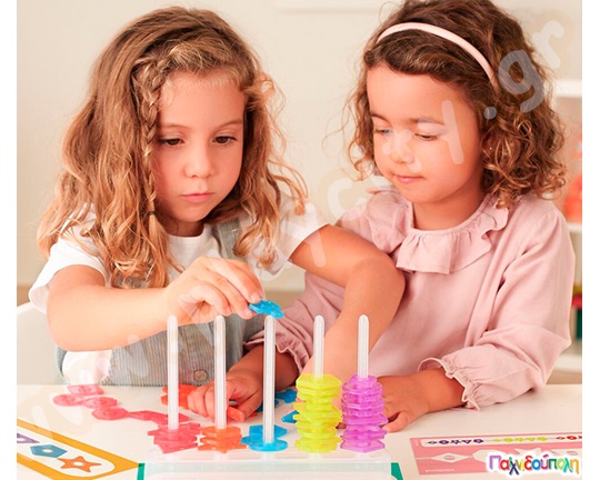 Άβακας με ημιδιαφανή σχήματα