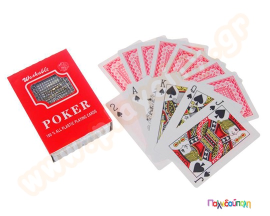 Τράπουλα πλαστική σε θήκη