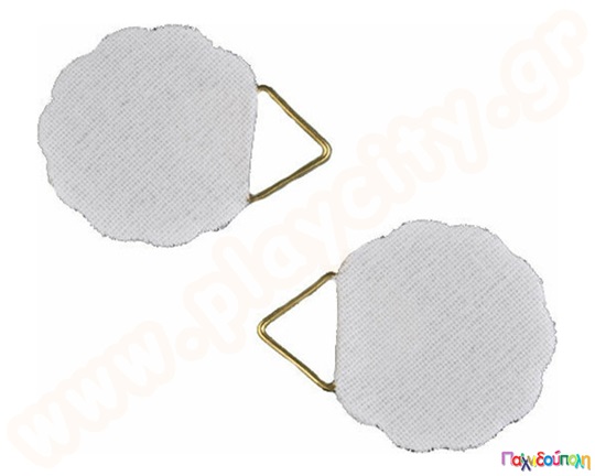 Κρεμασταράκια αυτοκόλλητα υφασμάτινα 3 εκ.