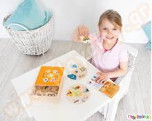 Παζλ 5 αισθήσεων  Ξύλινα Εκπαιδευτικά Παζλς