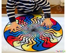 Γιγάντιος τροχός ψευδαισθήσεων  Εκπαιδευτικά Παιχνίδια με Σχήματα - Μεγέθη - Χρώματα