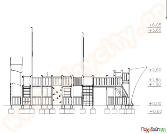 Κέντρο παιδικής χαράς "πλοίο Καραϊβικής"