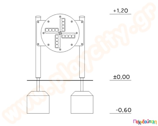 Διαδραστικό πάνελ ανεμόμυλος