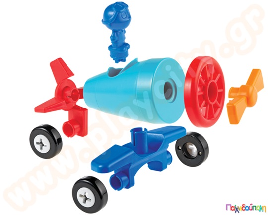 Εκπαιδευτικό Παιχνίδι STEM 1-2-3 Build It! Αμάξι-Αεροπλάνο-Βάρκα