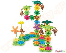 Εκπαιδευτικό Παιχνίδι κατασκευών STEM Gears! Gears! Gears! Movin Monkeys  Παιχνίδια Κατασκευών - Μαστορέματα