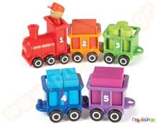 Εκπαιδευτικό παιχνίδι STEM Τρενάκι με τουβλάκια  Πλαστικά Παιχνίδια Κατασκευών - Οικοδομικό Υλικό