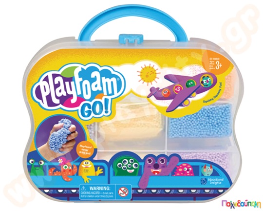 Εκπαιδευτικό παιχνίδι STEM Αφρώδης πλαστελίνη Σετ 8 χρωμάτων Playfoam Go!