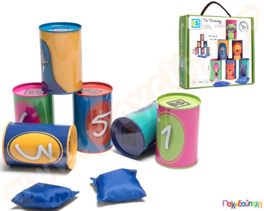 Παιχνίδι Ρίψης Στόχου - Τενεκεδάκια ζωάκια