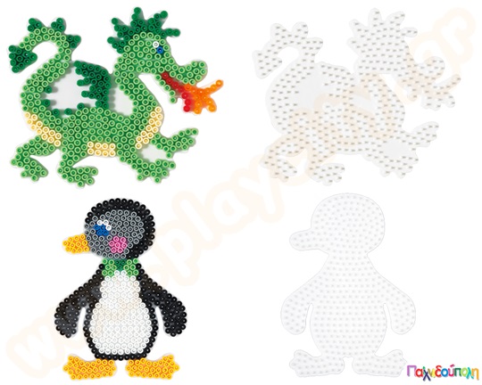 Κάδρο μεγάλο τετράγωνο διαφανές για χάντρες 5 mm HAMA