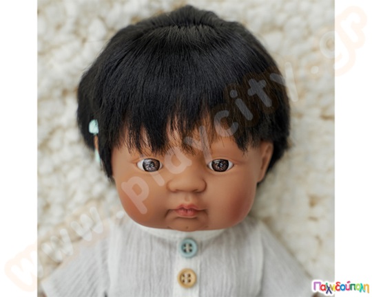 Κούκλα αγοράκι με βοηθητικό ακουστικό 38 εκ.