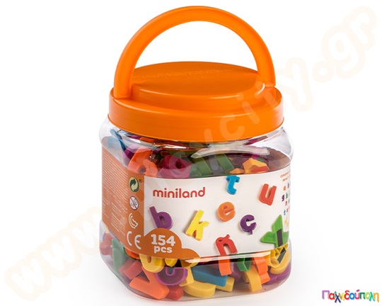 Μαγνητικά πεζά Αγγλικά γράμματα 154 τμχ.