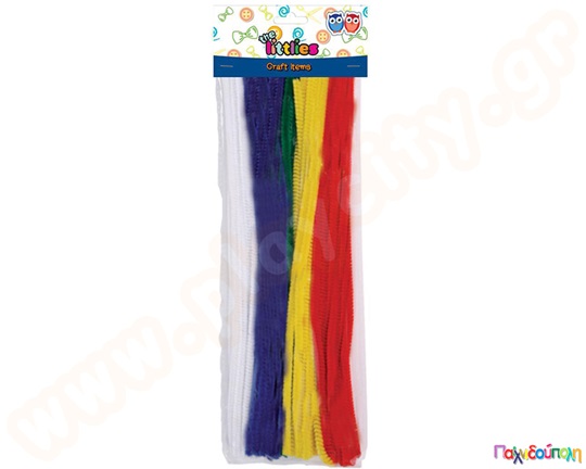 Σύρμα πίπας χρωματιστό 50 τμχ. 30 εκ. και διάμετρο 6 χιλ.