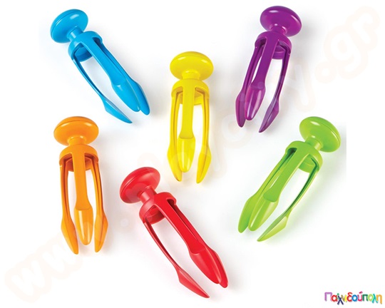 Λαβίδες λεπτής κινητικότητας και γραφής Tri-Grip Σετ 6 τεμάχια