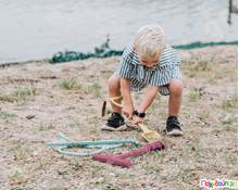 Σετ φτυάρι τσουγκράνα και τρυπάνι  Παιχνίδια Άμμου - Παραλίας