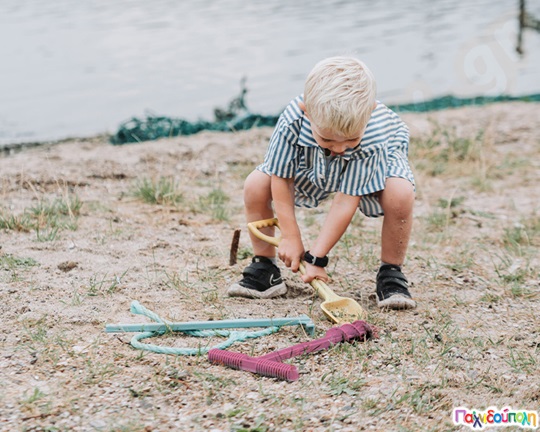 Σετ φτυάρι τσουγκράνα και τρυπάνι