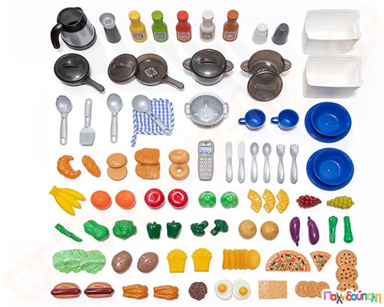 Παιδική Γιγάντια Κουζίνα-εστιατόριο γκρι Step2