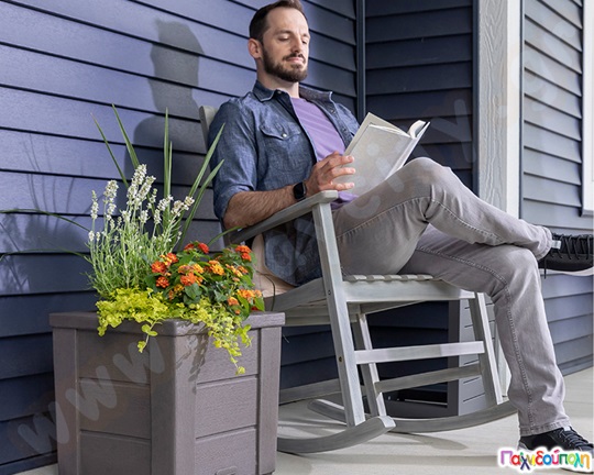 Γλάστρα ανθρακί Step2