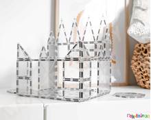 Μαγνητικά τουβλάκια κατασκευών Connetix Διαφανή Τουβλάκια Σετ 34 τεμάχια  Μαγνητικά Παιχνίδια Κατασκευών