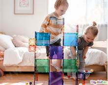 Μαγνητικά τουβλάκια κατασκευών Connetix Ball Run Pack Σετ 92 τεμάχια  Μαγνητικά Παιχνίδια Κατασκευών