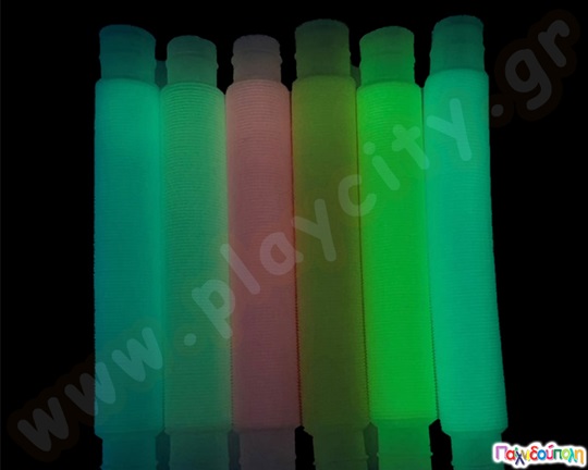 Φωτεινοί ελαστικοί σωλήνες Σετ 6 τεμάχια