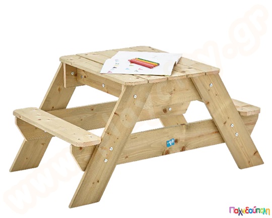 Ξύλινο παγκάκι με αμμοδόχο TP