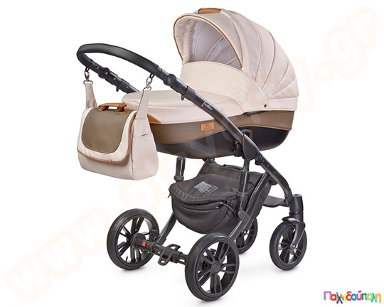 Πολυκαρότσι Μωρού Μαύρο Frontera 2 σε 1 Μπεζ