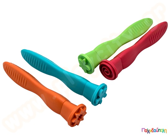 Σφραγίδες με μοτίβο μαλακής λαβής Σετ 4 τεμάχια