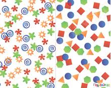 Σφραγίδες με μοτίβο μαλακής λαβής Σετ 4 τεμάχια  Στάμπες και Σφραγίδες Χειροτεχνίας