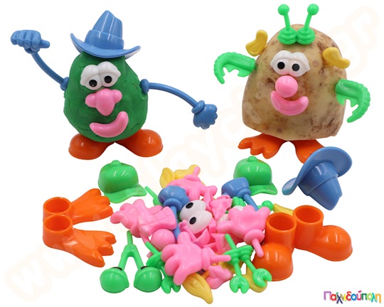 Αξεσουάρ Πλαστελίνης Ανθρωπάκια Σετ 52 τεμάχια