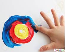 Δακτυλοχρώματα σε μπουκάλι Λίτρου  Δακτυλοχρώματα